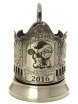 Никелированный подстаканник "Символ года 2016 - Обезьяна" фото 1 — Samogon-sam.ru