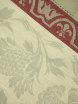 Скатерть бежевая с красным узором, 150х150, арт. 122 фото 2 — Samogon-sam.ru